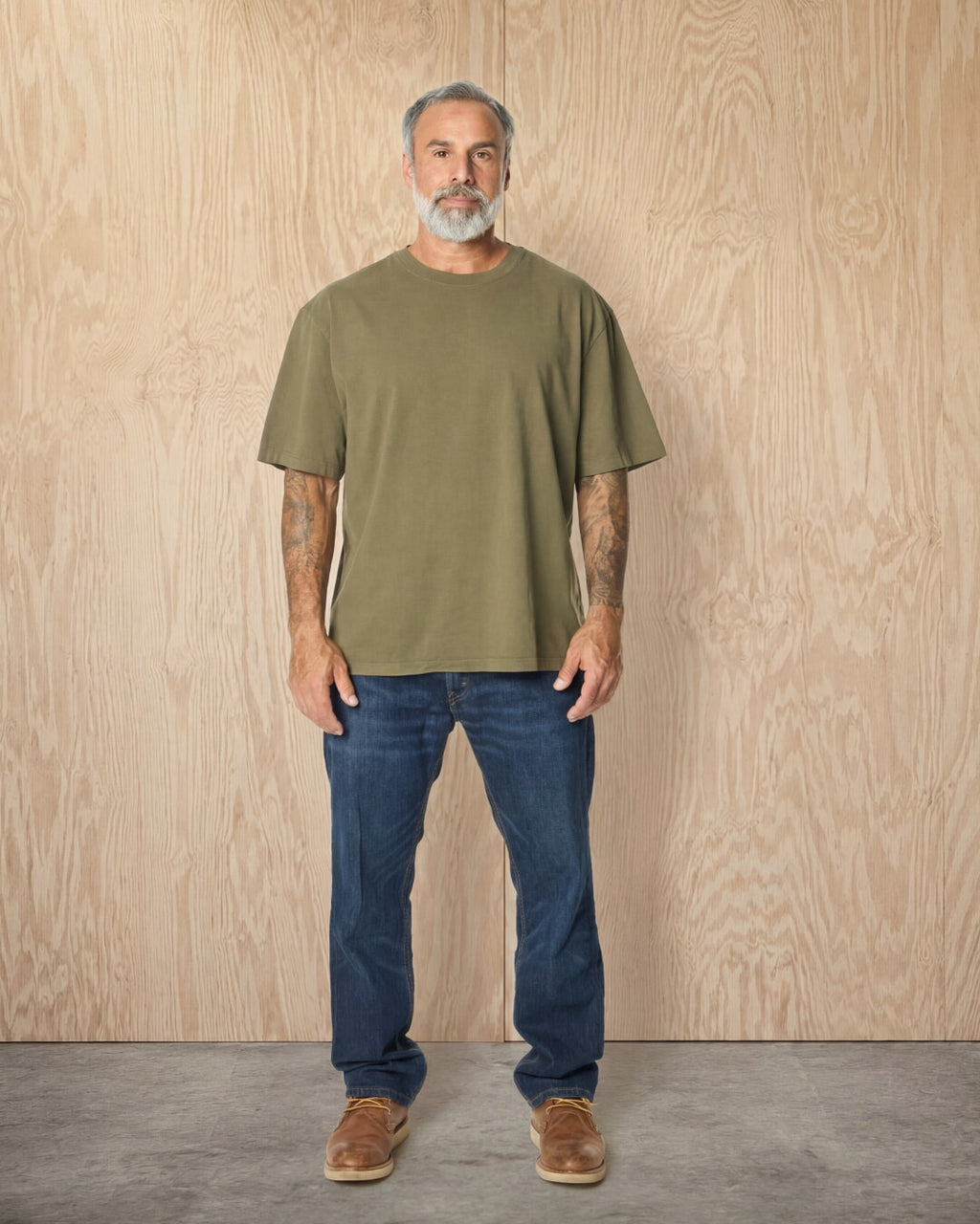 MENS DROP SHOULDER TEE