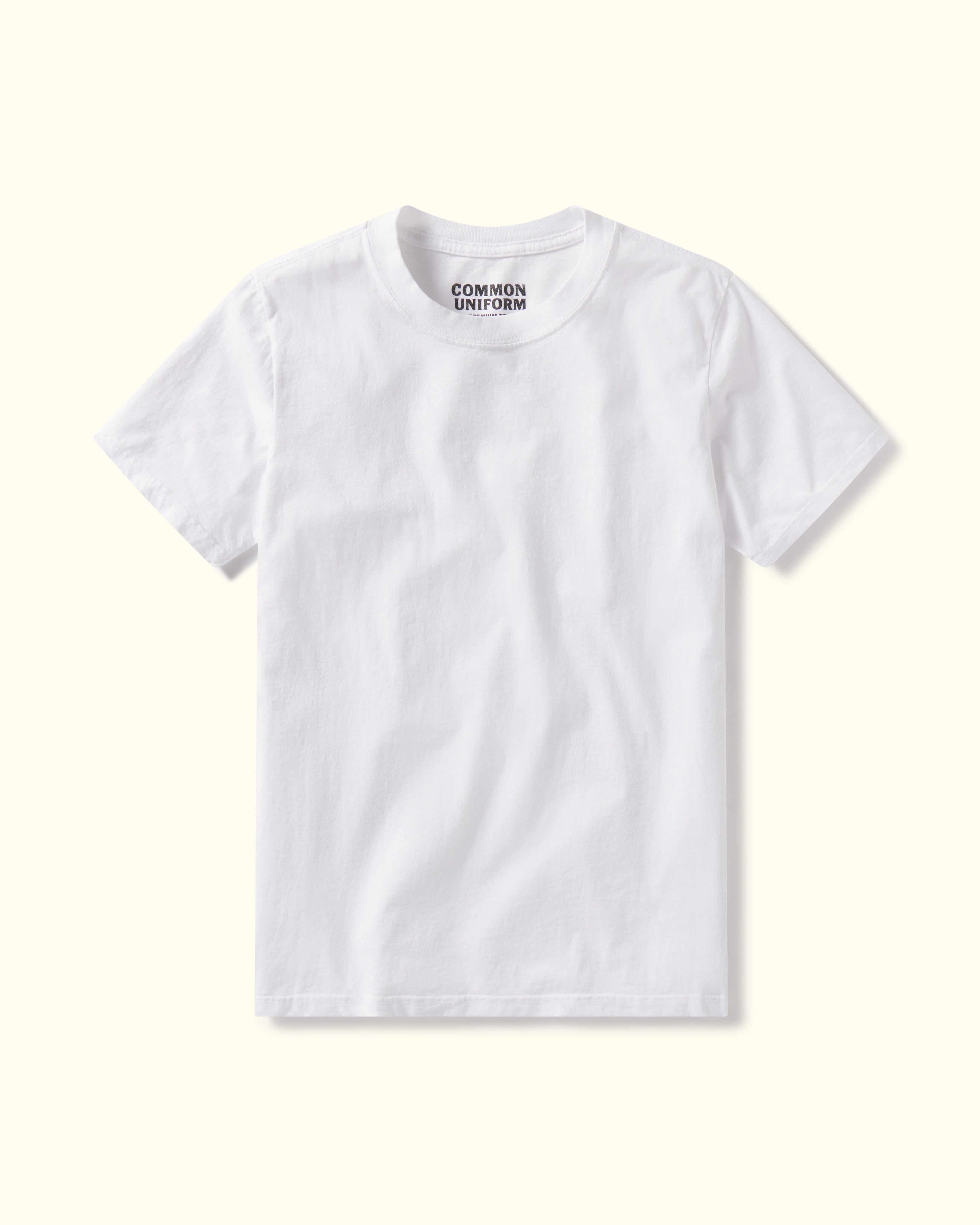 White Premium t-shirt from 'Common Uniform'